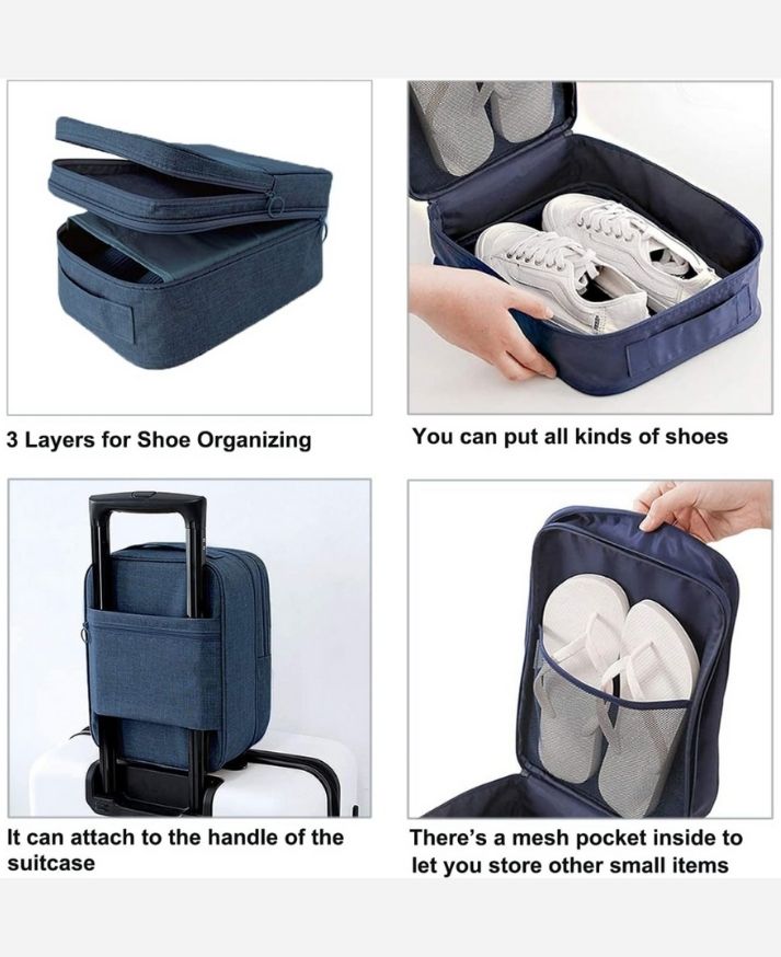 Shoe Bag Blue