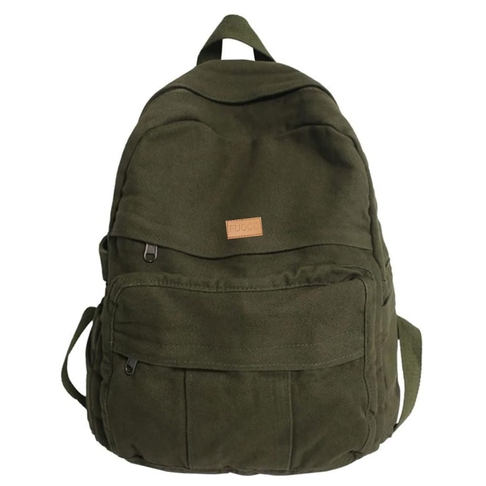 Canvas School Laptop Bag for Men Women