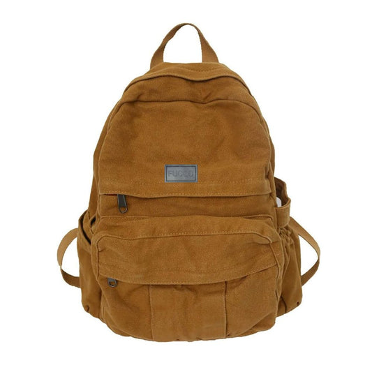 Canvas School Laptop Bag for Men Women