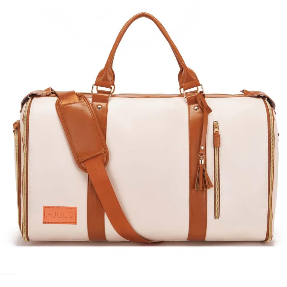 Convertible Garment Bag All in 1 PU Leather