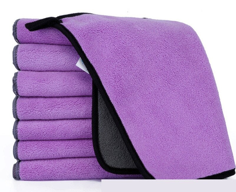 Dog Pets Absorbent Microfiber Bathing Towel