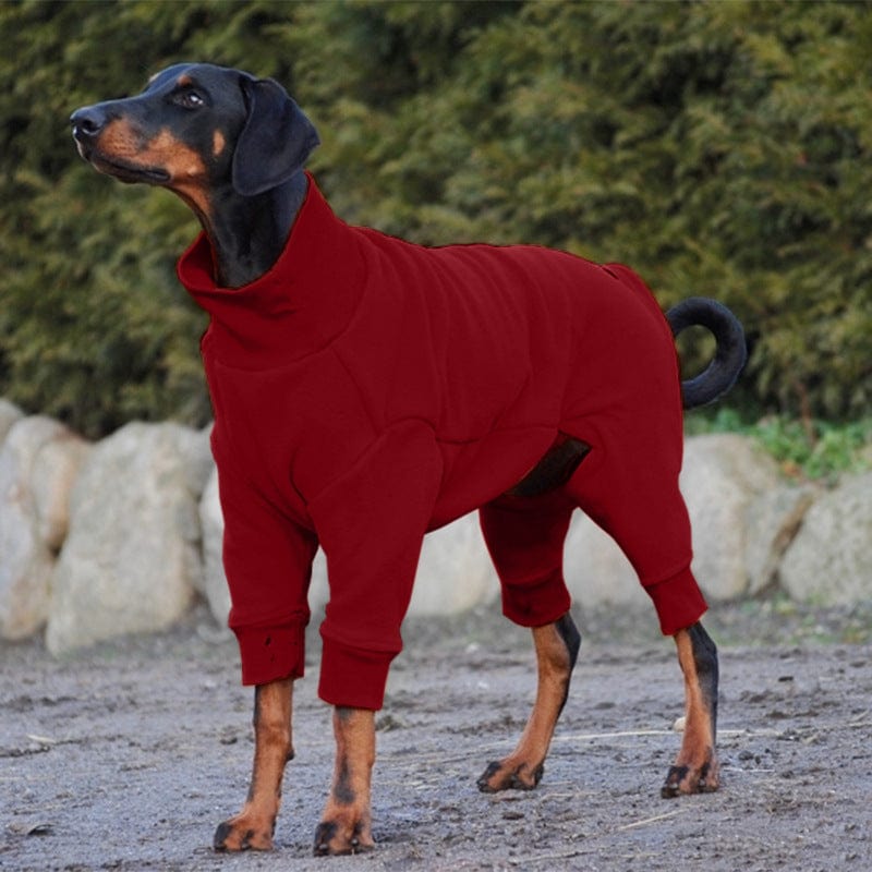 Dog jumpsuit Pajamas Fleece Warm and Thick Clothe