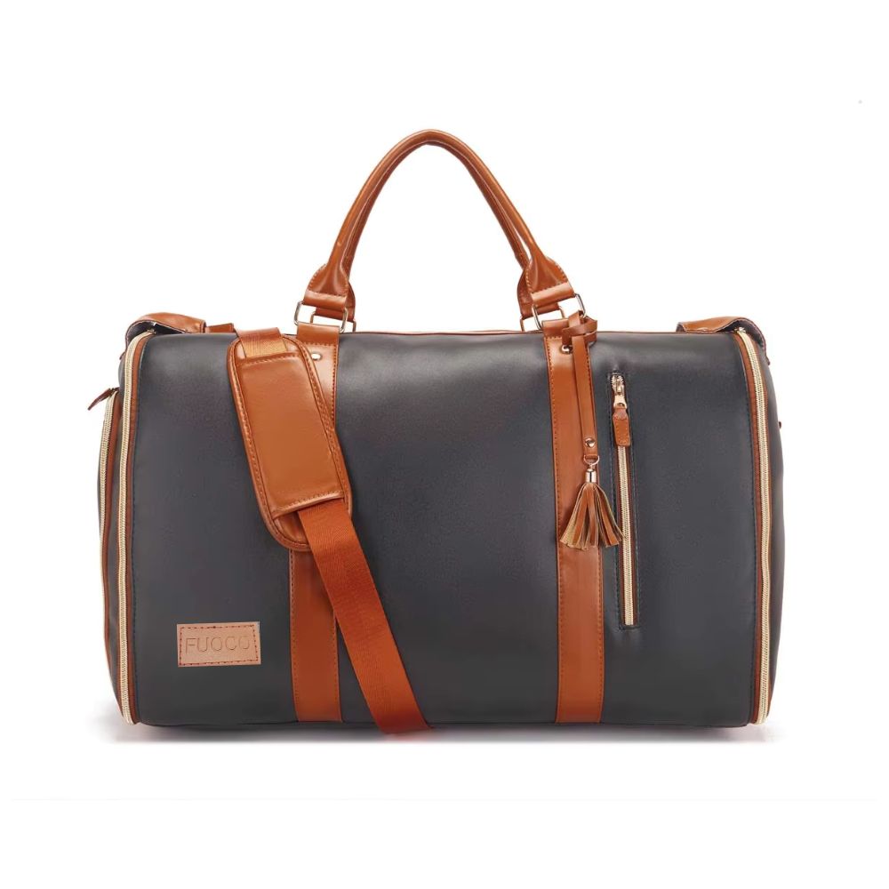 Convertible Garment Bag All in 1 PU Leather
