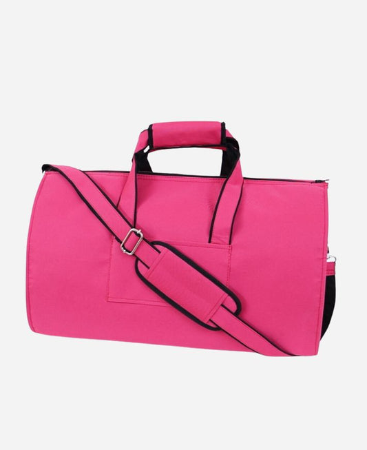 Garment Suit Duffel Bag Pink